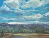 Neill Slaughter, Storm Clouds, oil on canvas