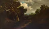 William Keith, Approaching Storm, oil on canvas