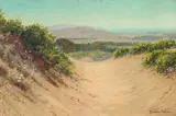 Theodore Wores, Sand Dunes of San Francisco and Point Pedro, 1920, oil on canvas