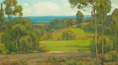 William Wendt, Channel Islands - Santa Barbara, oil on canvas