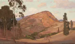 William Wendt, Cahuenga Pass, circa 1918-22, oil on canvas