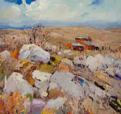 Thomas Lorraine Hunt, Indian Summer, circa 1926-30, oil on canvas