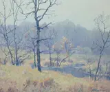 Maurice Braun, Misty Morning, circa 1922-23, oil on canvas