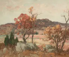 Autumn by Maurice Braun, oil on canvas, offered Dec 2024