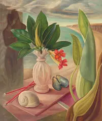 Edna Reindel, Still Life, oil on canvas