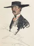 Harvey Dunn, The Gambler, oil on board