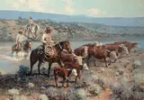 James Elwood Reynolds, The Shortcut, oil on Masonite