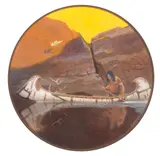 Douglas Allen, The Return of the Hunter (After N.C. Wyeth), gouache on board
