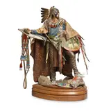 Dave McGary, Bounty of Gray Hawk, polychromed bronze