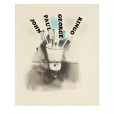 Jim Dine, The Beatles: Group of Five Works on Paper, 1968, graphite and watercolor with pochoir on vellum