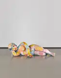 Viola Frey, Reclining Woman, Hand Outstretched, 2002, glazed ceramic, in 16 parts