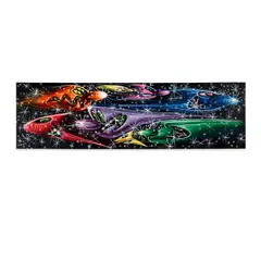 Luxing by Kenny Scharf, 2021, oil, acrylic and spray paint on canvas, offered Sep 2024