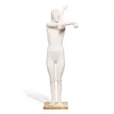 Manuel Neri, Sena, 1980, plaster, burlap, Styrofoam and steel armature on wood base