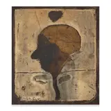 Nathan Oliveira, Head, 1961, oil and polyesthin resin on board