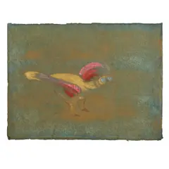 Morris Graves, Spirit Bird, 1953, tempera and gold on paper