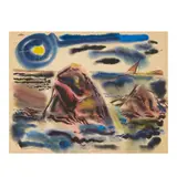 Wayne Thiebaud, Untitled, 1950, watercolor on paper