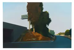John Register, Ventura Freeway, 1989, oil on canvas
