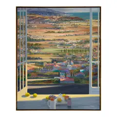 Larry Cohen, Open Doorway, View from Malibu, 1987, oil on canvas