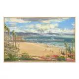 Larry Cohen, View of Santa Monica Pier, 2018, oil on canvas
