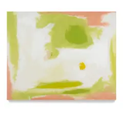 Composition by Esteban Vicente, 1997, oil on canvas, sold Sep 2024