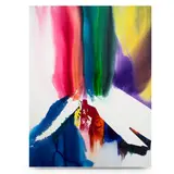 Paul Jenkins, Phenomena Prism to Steer By, 1985, acrylic on canvas