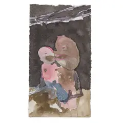 Maja Ruznic, Our Secret, 2009, watercolor and graphite on paper