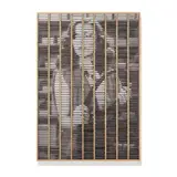 Gregor Hildebrandt, Videodrome, 2014, inkjet print and plastic cassette cases in wooden case