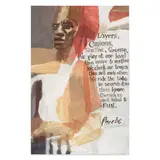 Phoebe Beasley, Layers, 1976, oil, graphite, and tissue paper collage on canvas