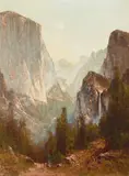Thomas Hill, Yosemite with a View of Bridal Veil Falls