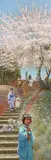 Theodore Wores, Blossoms in Japan, oil on canvas