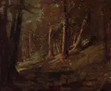 J. Bond Francisco, Dark Forest, circa 1918, oil on canvas