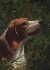 Thaddeus Welch, Man's Best Friend, oil on canvas