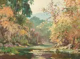 Albert Thomas Derome, Los Gatos Landscapes (a group of four)