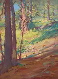Victor Forsythe, Sierra Solitude, oil on board