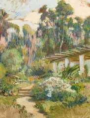 Elanor Colburn, El Encanto, oil on board