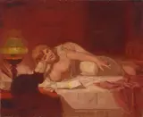 Gordon Coutts, Odalisque, oil on canvas