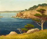 Robert William Wood, Carmel-by-the-Sea, oil on canvas laid to board