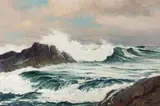 Robert William Wood, March Wind, oil on canvas