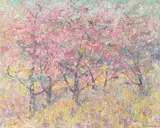 Thomas A. McGlynn, Blossom Time, oil on canvasboard