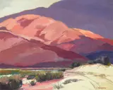 George Spangenberg, Bend in the Road, oil on canvas laid to board