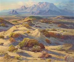 Fred Grayson Sayre, Light and Shadow on the Dunes, oil on canvas