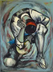 Bernice Lee, Tambourine Dance, oil on canvas