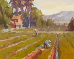 Camille Przewodek, Strawberry Fields Not Forever, oil on canvasboard