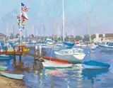 Galena Perova, Balboa Bay, oil on canvas