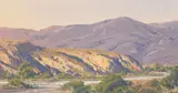 John Budicin, From the Side of the Road (Orange County, California), oil on canvas mounted on panel
