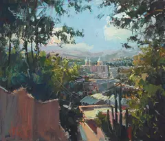 Ken Auster, San Miguel de Allende, Mexico, oil on canvas