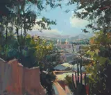 Ken Auster, San Miguel de Allende, Mexico, oil on canvas