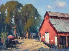Michael Situ, Irvine Ranch, oil on canvasboard