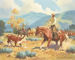 Nicholas Firfires, Sorting the Gather, oil on canvas