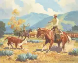 Nicholas Firfires, Sorting the Gather, oil on canvas